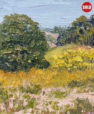 Oil on linen board,
35cm x 30cm, framed
SOLD