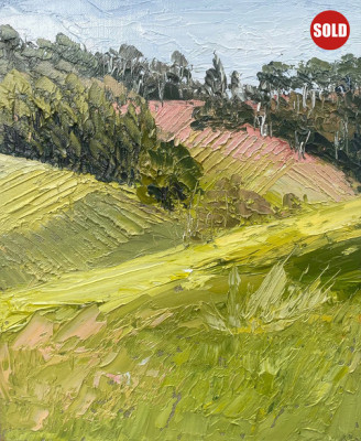 Oil on linen board,
35cm x 30cm, framed
SOLD